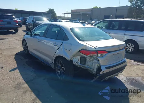 2020 Toyota Corolla Se z USA, uszkodzony, nr VIN 5YFS4RCE2LP029034